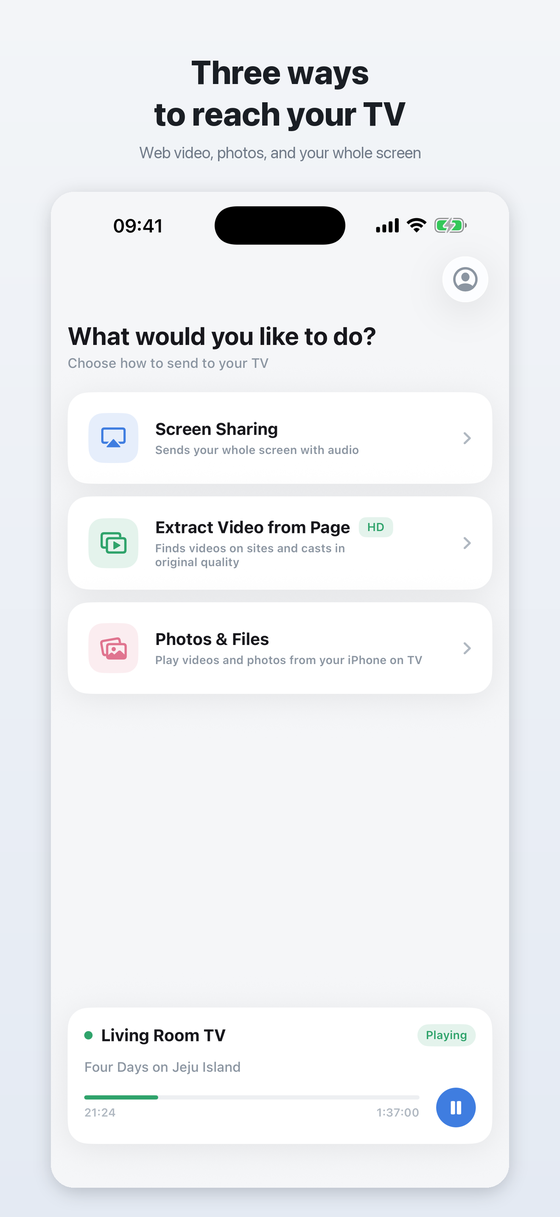 Three ways to reach your TV